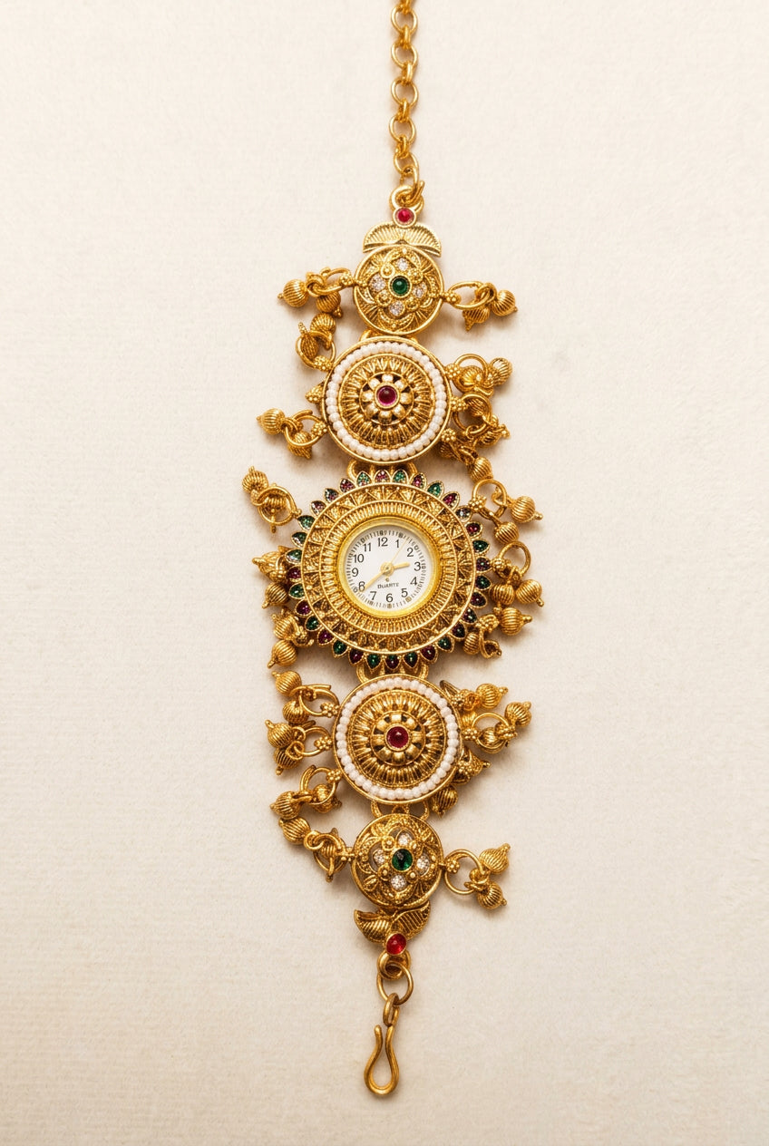 Maharani Pearl Medallion Watch