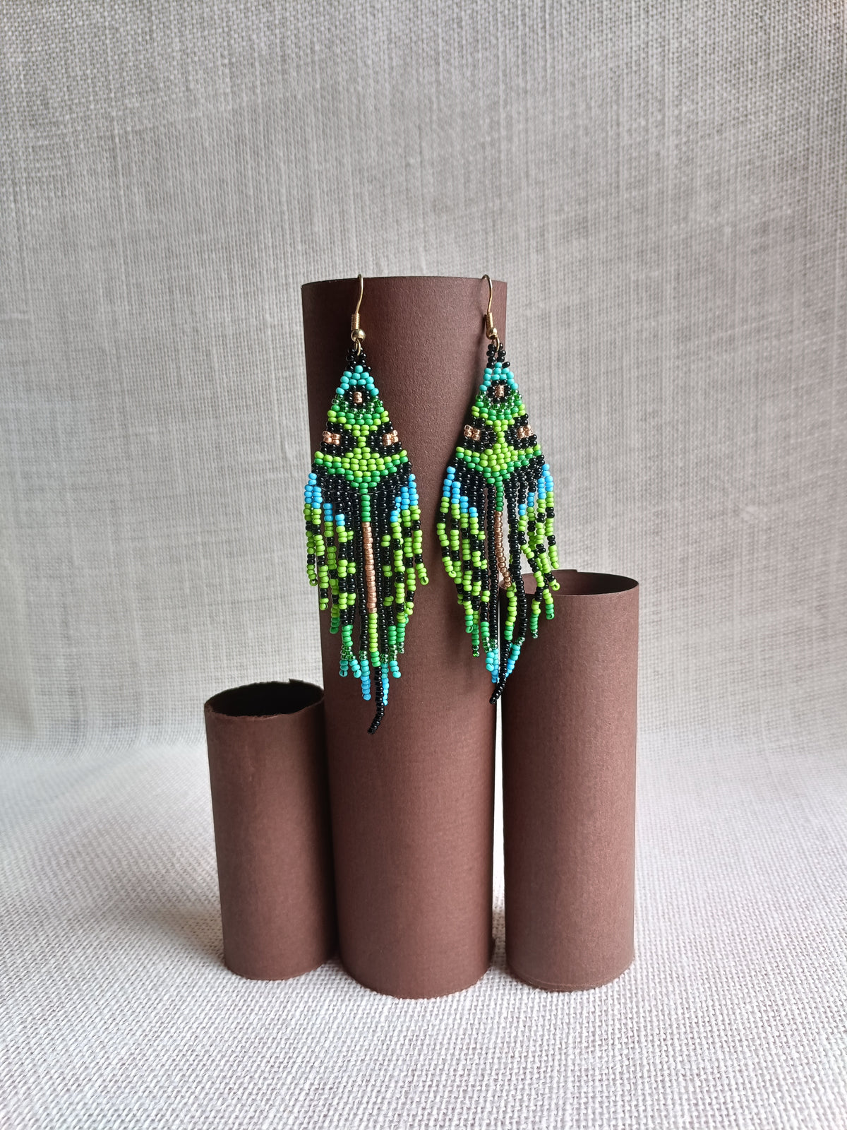 Ocean Mist Beaded Tassels