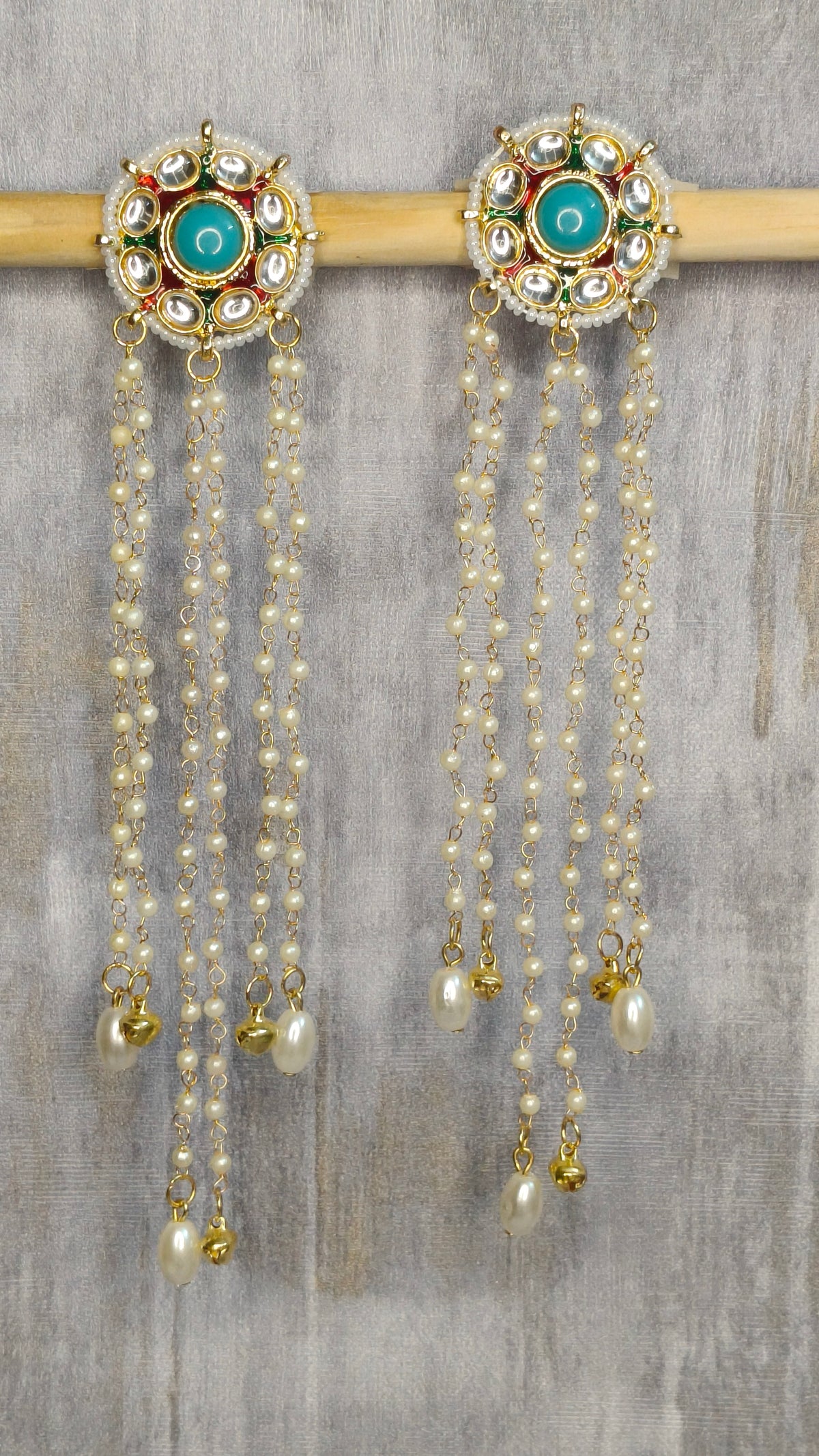 Noor Pearl Chandelier Earrings
