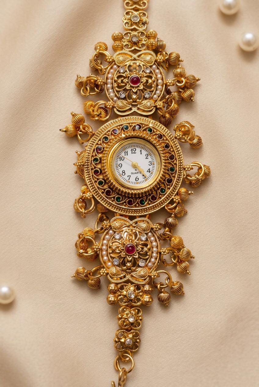 Jaali Filigree Ghungroo Watch