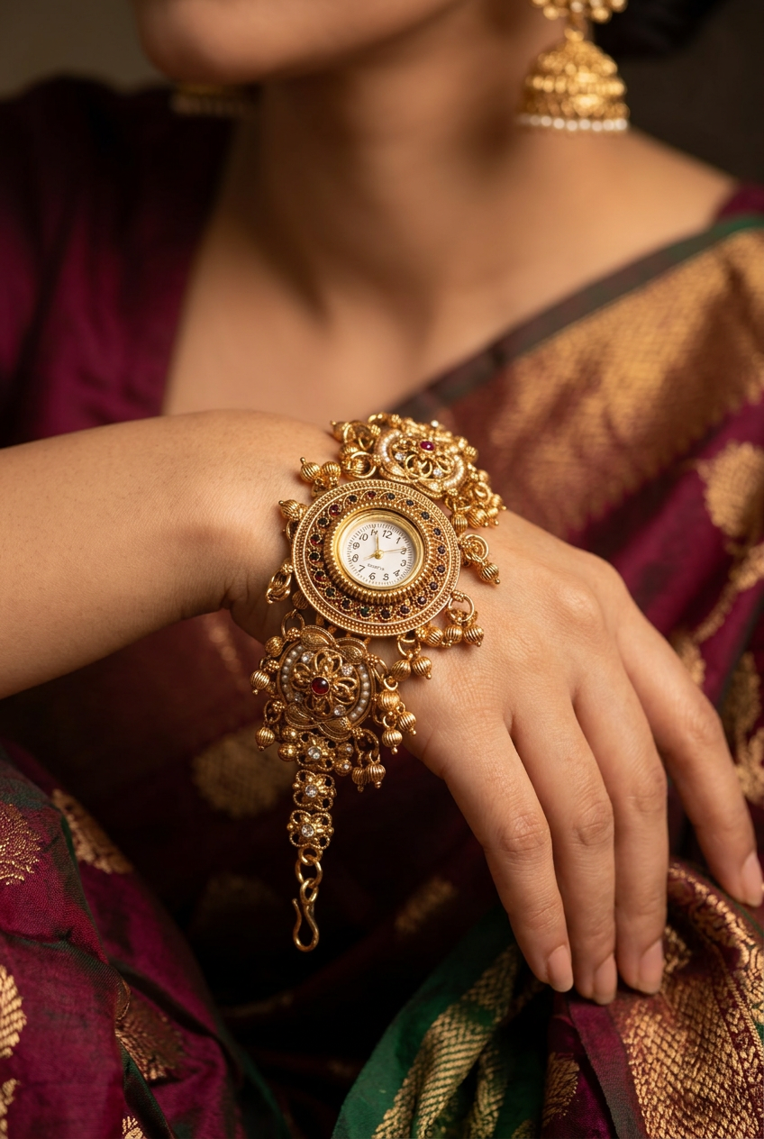 Jaali Filigree Ghungroo Watch
