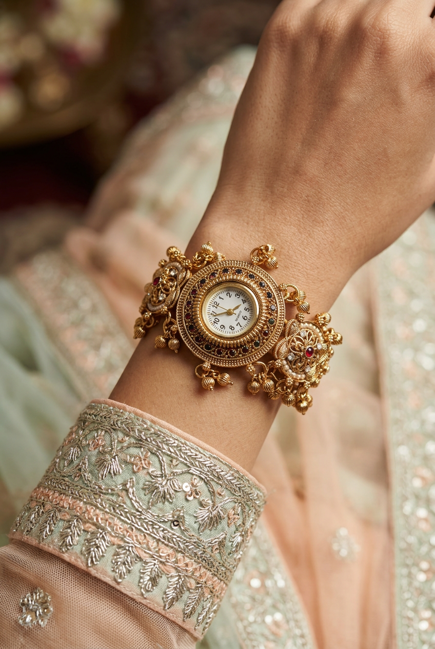 Jaali Filigree Ghungroo Watch